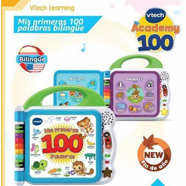Детская интерактивная книга Vtech  Mis primeras 100 palabras