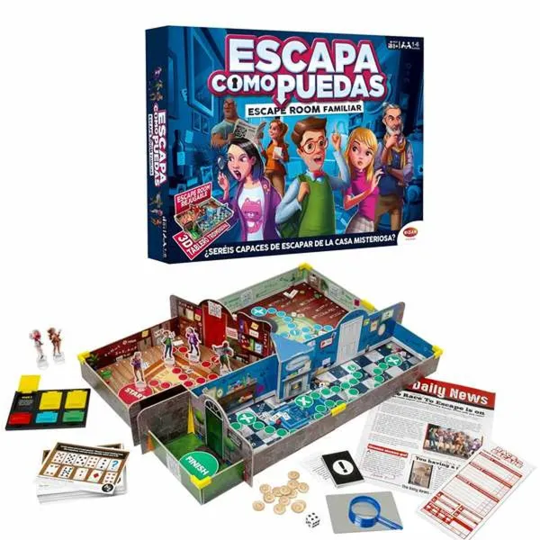 Настольная игра Bizak Escapa como puedas - Escape Room Familiar ES