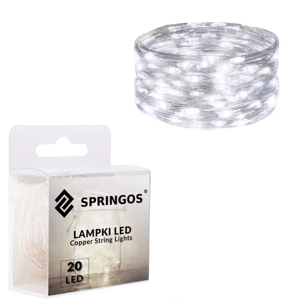 Светодиодные лампочки на батарейках Springos CL0027 1,9 м