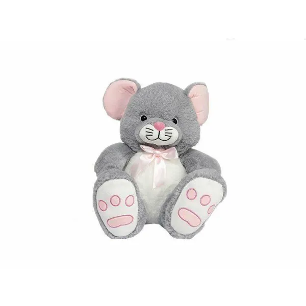 Fluffy toy Artesanía Beatriz Grey 45 cm Rat