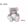 Fluffy toy Artesanía Beatriz Grey 45 cm Rat