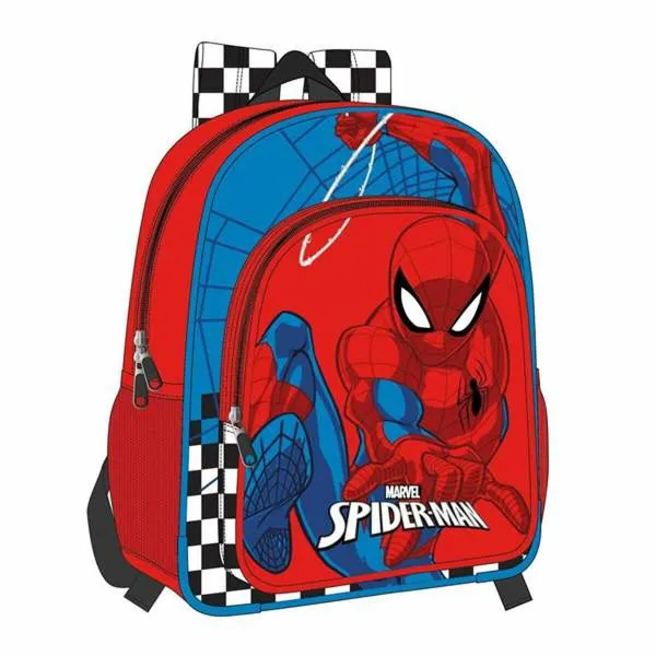Skolas soma Spider-Man Sarkans 31 x 12 x 38 cm