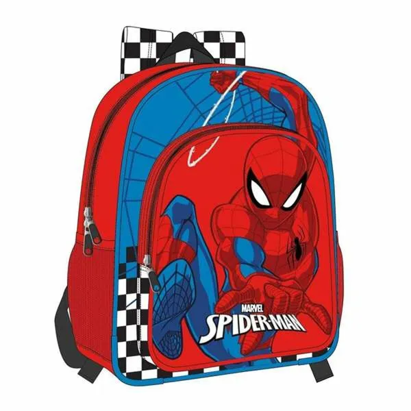 Skolas soma Spider-Man Sarkans 31 x 12 x 38 cm