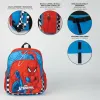 Skolas soma Spider-Man Sarkans 31 x 12 x 38 cm
