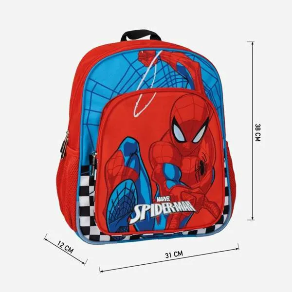 Skolas soma Spider-Man Sarkans 31 x 12 x 38 cm