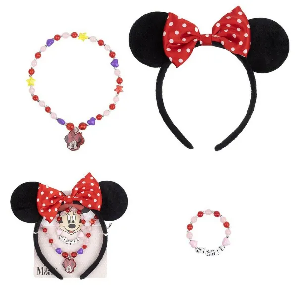 Piederumu komplekts Minnie Mouse Daudzkrāsains 3 Daudzums