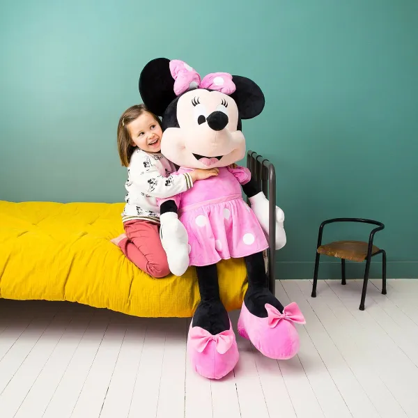 Pūkuotas žaislas Minnie Mouse Rožinė 120 cm