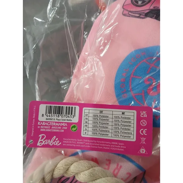Rantalaukku Karactermania Barbie Soleil Malibu 37 x 52 x 17 cm