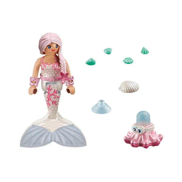 Playset Playmobil Aštuonkojis Undinė 14 Dalys