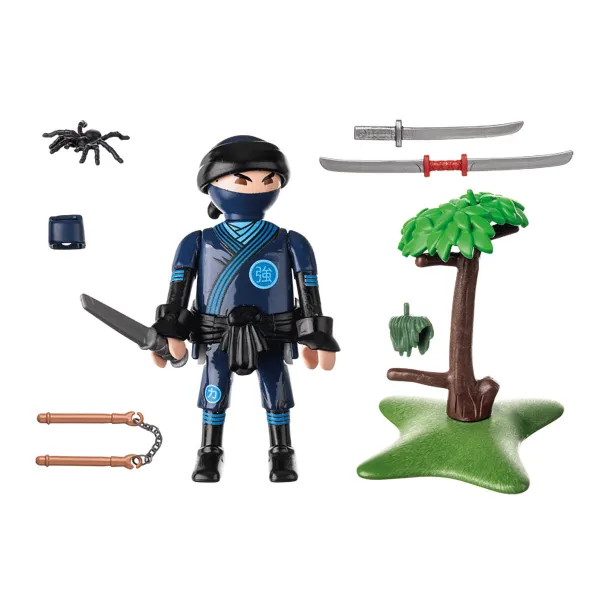Playset Playmobil Ninja 15 Tükid, osad