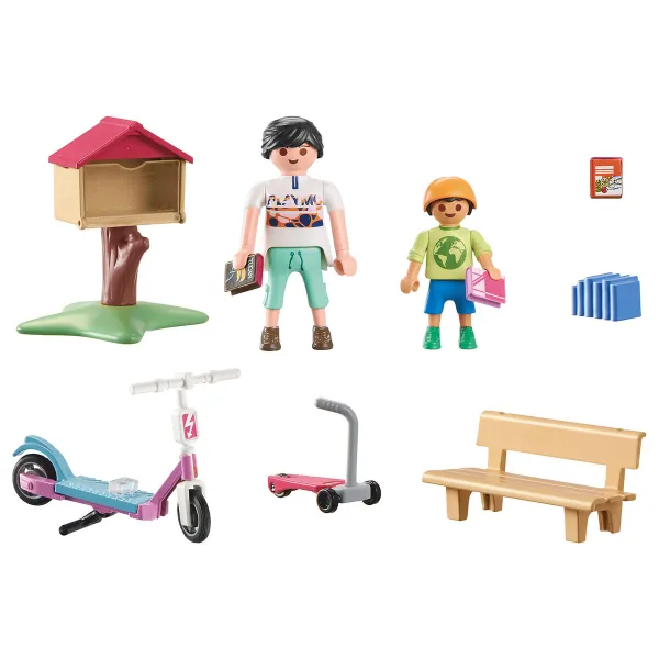 Playset Playmobil Color Мотоцикл 25 Предметы