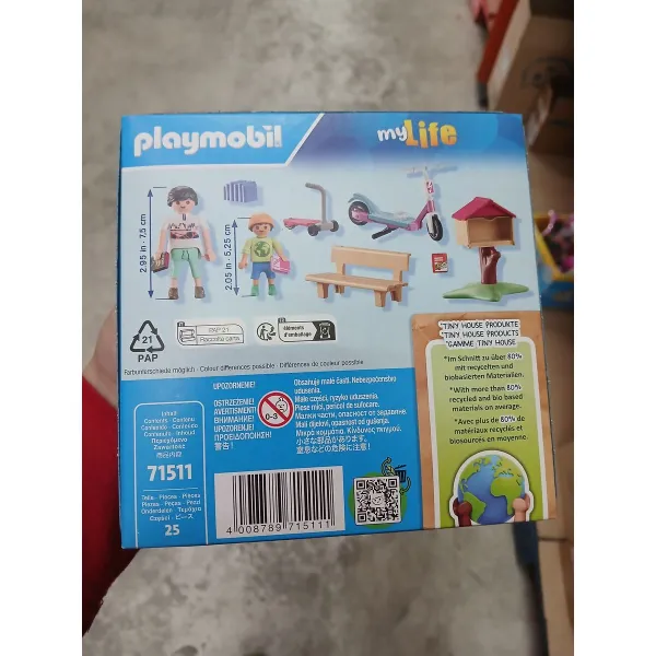 Playset Playmobil Color Motociklas 25 Dalys