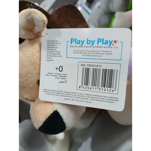 Fluffy toy Play by Play T-shirt animals 28 cm