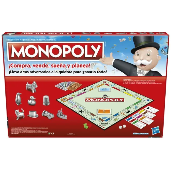 Настольная игра Hasbro Monopoly Clasico Madrid ES