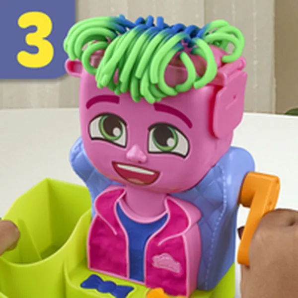 Žaidimas iš plastilino Hasbro Playdoh Priedai 6 stiklainiai Plaukų priežiūra