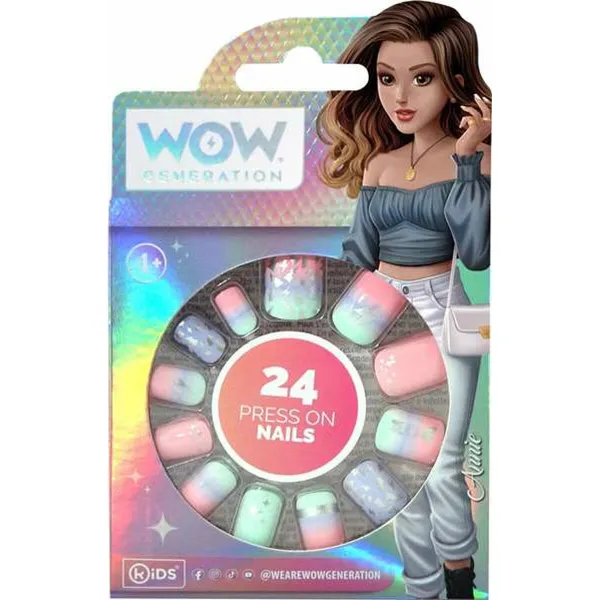 Manikīra Komplekts Wow Generation Mākslīgie nagi