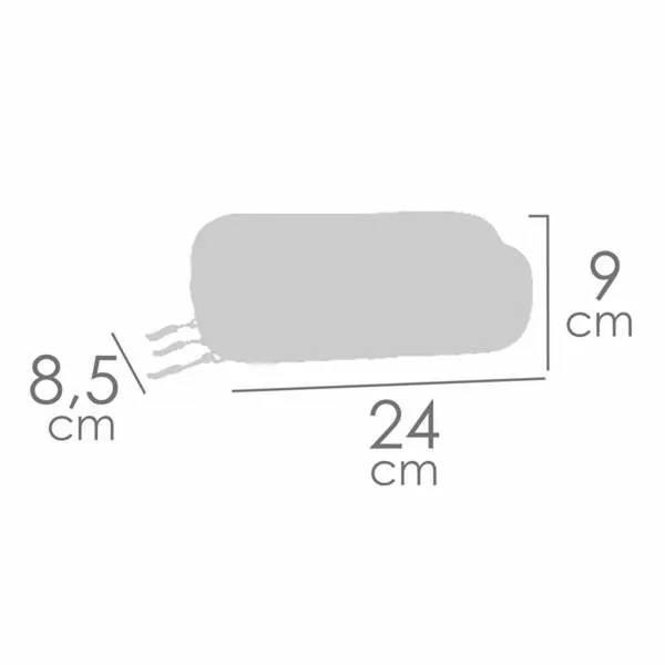 Penālis ar vietu trim zīmuļiem Decuevas Niza 24 x 9 x 8,5 cm