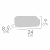Penālis ar vietu trim zīmuļiem Decuevas Niza 24 x 9 x 8,5 cm