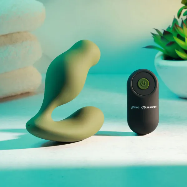 Anal Vibrator Zero Tolerance Green