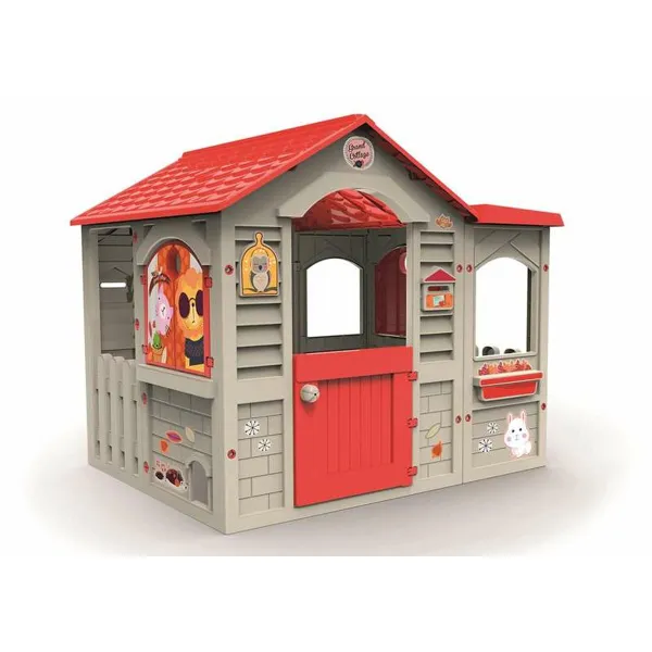 Leikkimökki Chicos Grand Cottage XL 122 x 103 x 104 cm