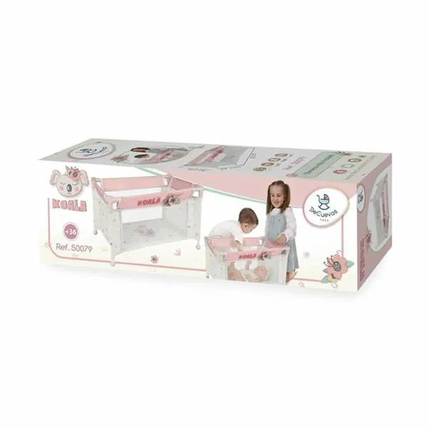 Кроватка для путешествий Decuevas Koala 50 x 29 x 30 cm Розовый