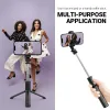 Crong SelfieGo Lite – Compact Bluetooth Selfie Stick Tripod (Black)