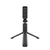 Crong SelfieGo Lite – Compact Bluetooth Selfie Stick Tripod (Black)