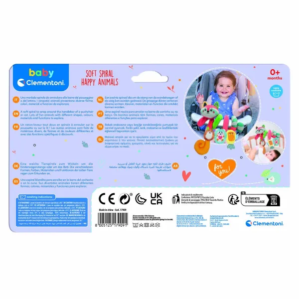 Игровая спираль Clementoni 30 x 18 x 15 cm Животные