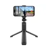 Crong SelfieGo Lite – Compact Bluetooth Selfie Stick Tripod (Black)