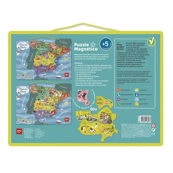 Palapeli Apli Espanja Magneettinen 50 Kappaletta
