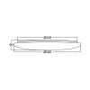 BRY-SRE-RND-36W-RMT-IP20-CEILING FIXTURE