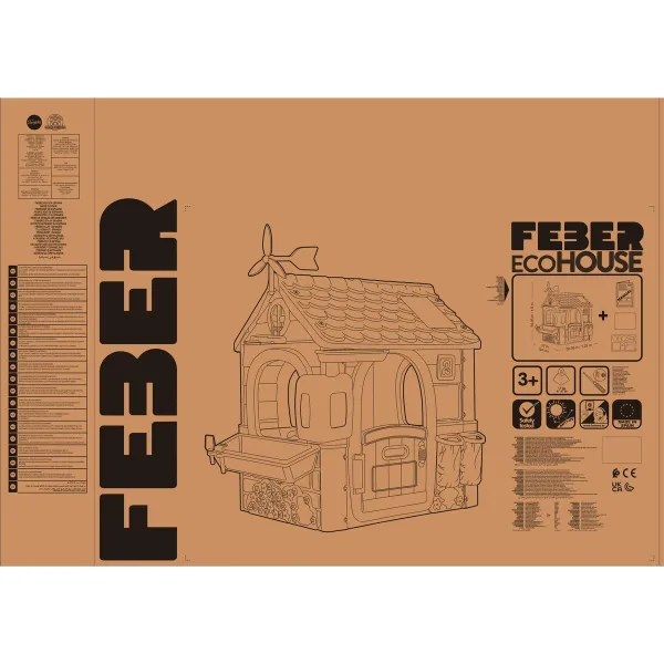 Игровой детский домик Feber  Recycle Eco House 20 x 105,5 x 109,5 cm