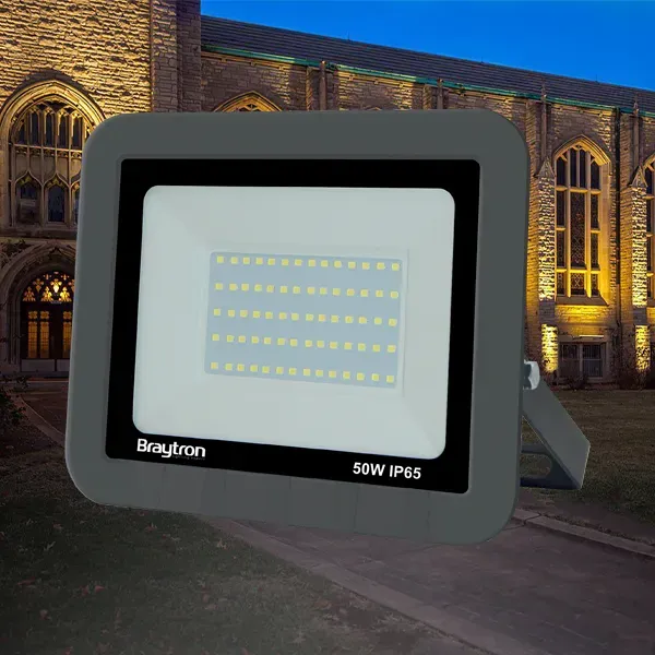BRY-FLOOD-SD-50W-GRY-3000K-IP65-LED FLOODLIGHT