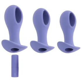 Anal plug Evolved Purple (8,9 cm) (9,5 cm) (10,1 cm)