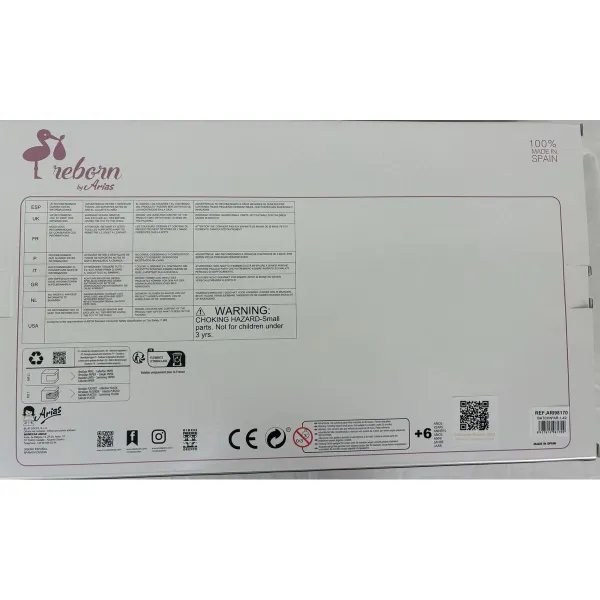 Atgimusios lėlės Arias Ruben 45 cm
