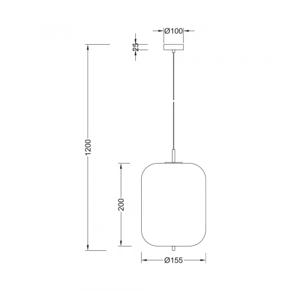 BRY-S011R-1H-1xE14-OPL-BLC-PENDANT LIGHT