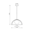 BRY-W004R-1H-1xE27-BLC-PENDANT LIGHT