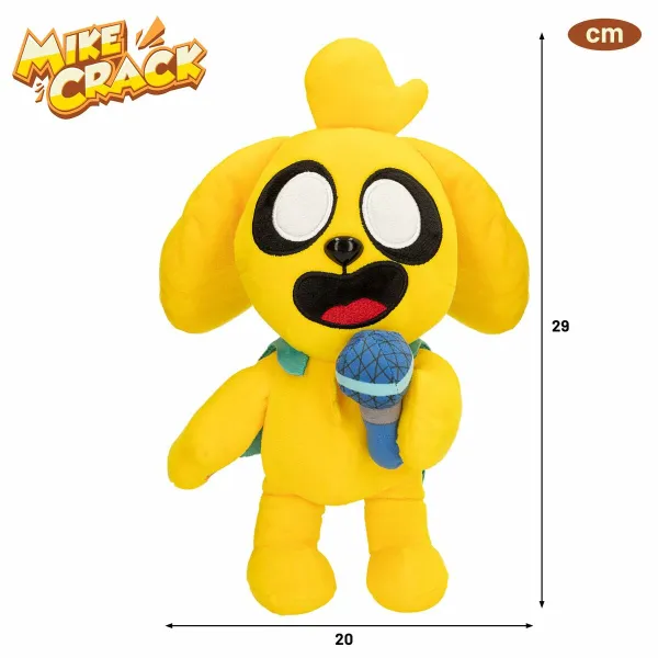 Плюшевая игрушка, издающая звуки Mikecrack Жёлтый 29 cm