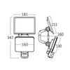 BRY-SOLARIS-W2-BLC-15W-3IN1-IP54-SOLAR WALL LIGHT