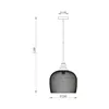 BRY-W006R-1H-1xE27-BLC-PENDANT LIGHT