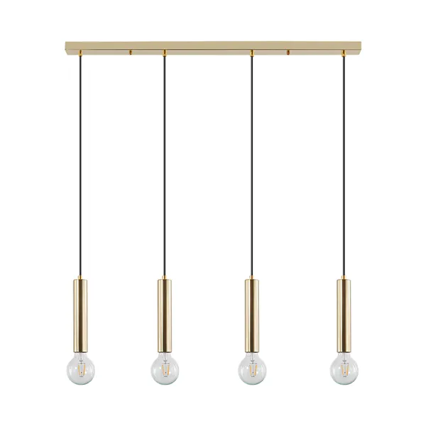 BRY-G005S-4H-4xE27-GLD-PENDANT LIGHT