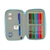 Dvigubo pieštuko dėklas The Paw Patrol Pups rule Mėlyna 12.5 x 19.5 x 4 cm 28 Dalys