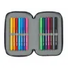 Double zīmuļu futrālis RFEF M854 Sarkans 12.5 x 19.5 x 4 cm (28 Daudzums)