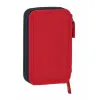 Double zīmuļu futrālis RFEF M854 Sarkans 12.5 x 19.5 x 4 cm (28 Daudzums)