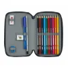 Double zīmuļu futrālis RFEF M854 Sarkans 12.5 x 19.5 x 4 cm (28 Daudzums)