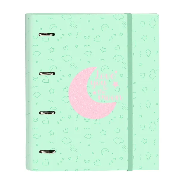 Žiedinis segtuvas BlackFit8 Moon Žalia 27 x 32 x 3.5 cm
