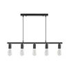 BRY-G006S-5H-5xE27-BLC-PENDANT LIGHT