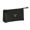 Trīsvietīgs futrālis Mickey Mouse Clubhouse Premium Melns 22 x 12 x 3 cm