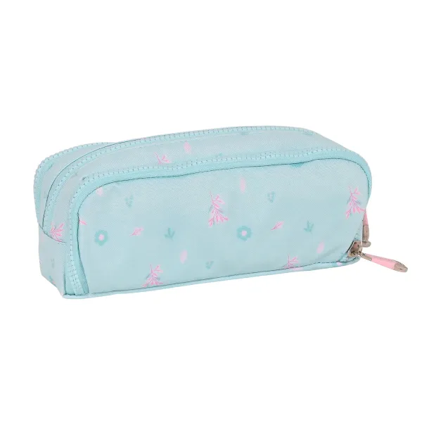 Тройной пенал Moos Garden 21 x 8 x 8 cm бирюзовый