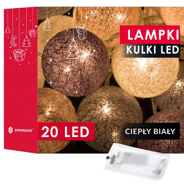 Рождественские гирлянды Springos CL0048 20 LED